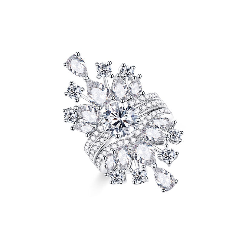 <80>Savannah —— Crown shape Moissanite ring