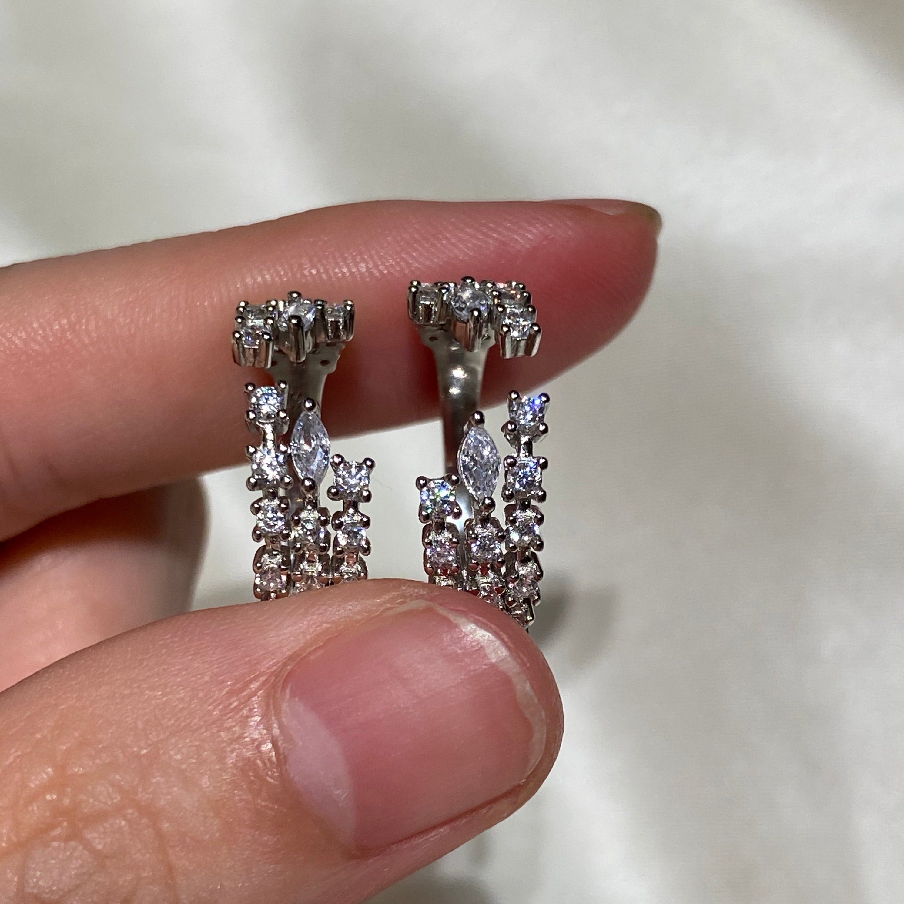 <7> —— Brilliant Bridal Double Ring Set